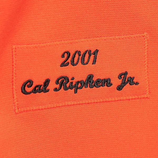 Cal Ripken Jr. Baltimore Orioles 2001 Cooperstown Collection Authentic Throwback Jersey - Orange