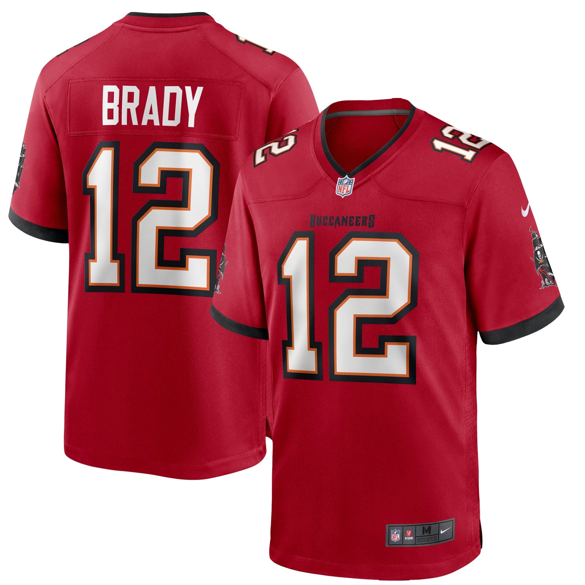 Tom Brady Tampa Bay Buccaneers Nike Alternate Game Jersey - Pewter/Red