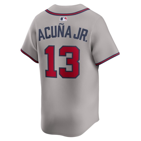 Ronald Acuña Jr. Atlanta Braves Nike Road Limited Player Jersey - Gray