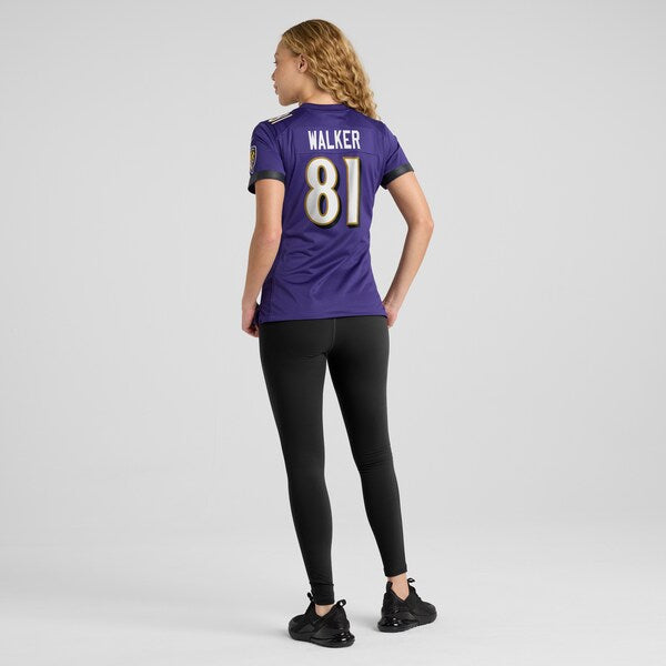 Devontez Walker Baltimore Ravens Nike Women's  Game Jersey -  Purple