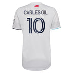 Carles Gil New England Revolution adidas 2022 Secondary Authentic Player Jersey - White