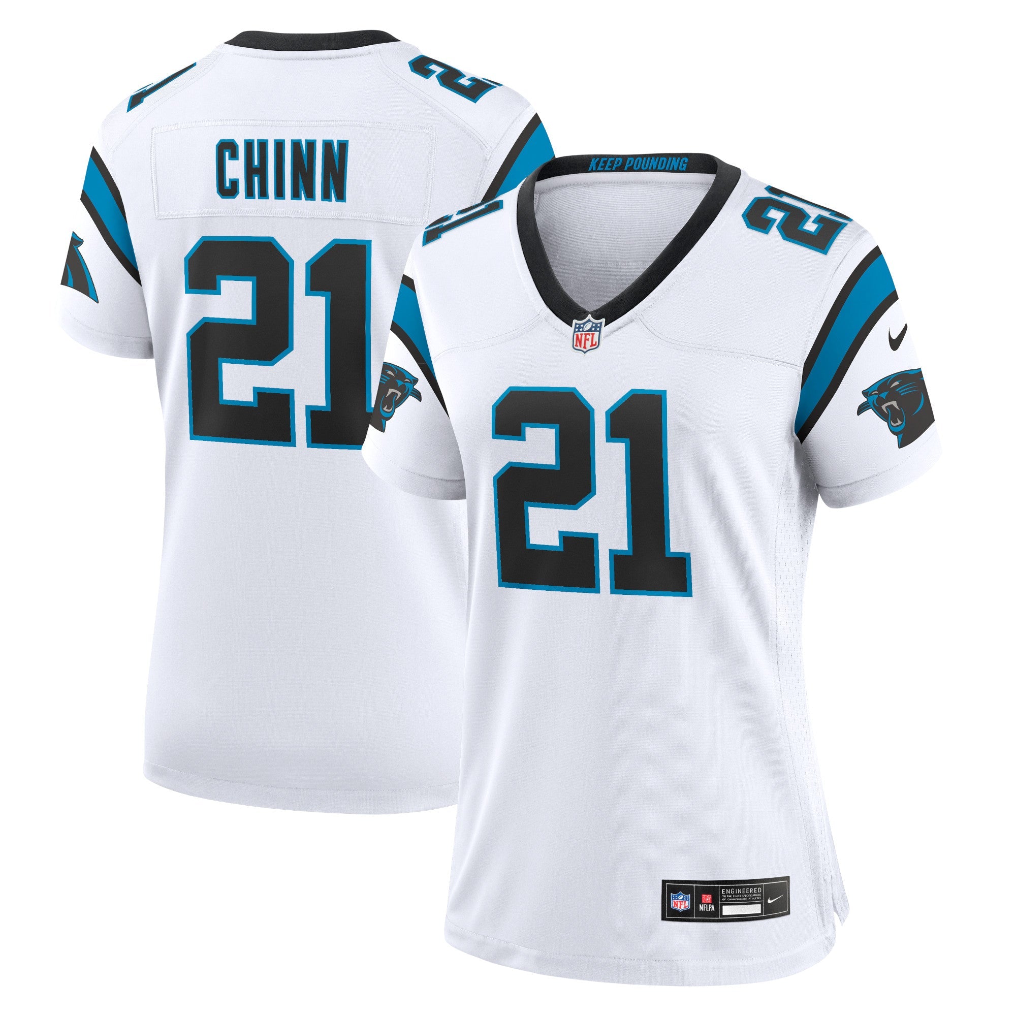 Jeremy Chinn Carolina Panthers Nike Women's Player Jersey - Blue/White