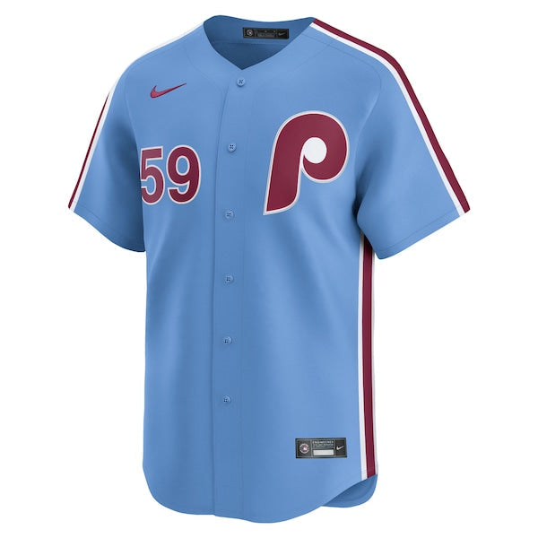 Jhoan Duran Philadelphia Phillies Nike Alternate Limited Player Jersey - Light Blue/White