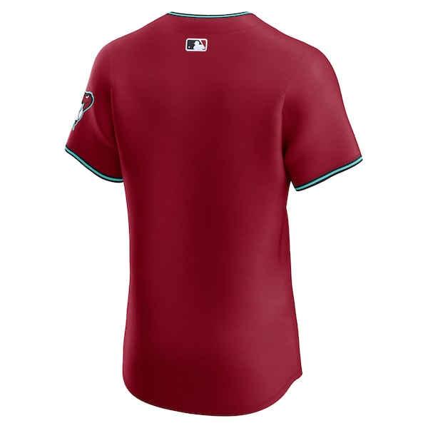 Arizona Diamondbacks Nike Vapor Premier Elite Patch Jersey - Red/Cream/Gray