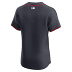 Atlanta Braves Nike Alternate Elite Jersey - Navy/Red/White
