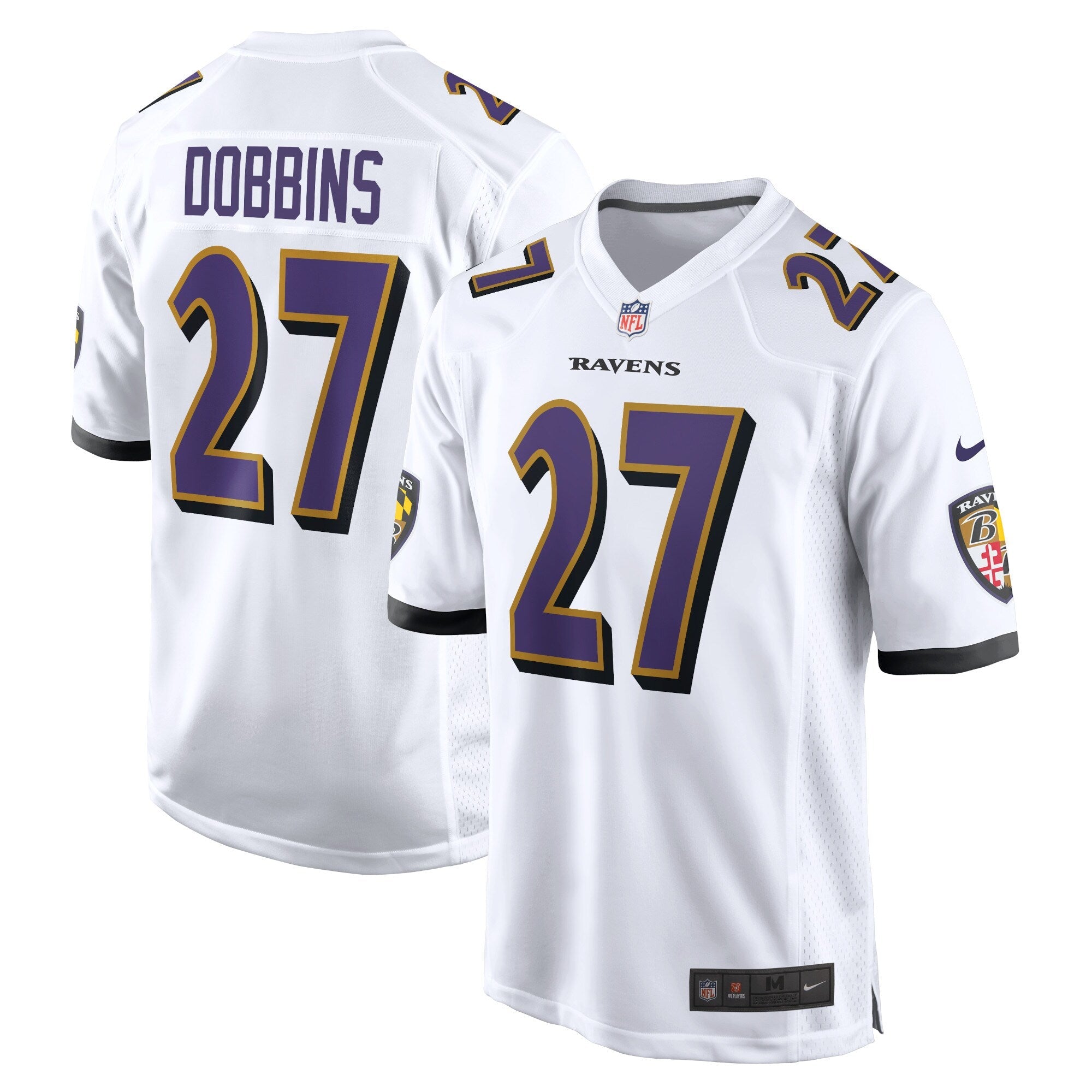 J.K. Dobbins Baltimore Ravens Nike Game Jersey - Black/Purple/White