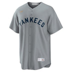 Babe Ruth New York Yankees Nike Road Cooperstown Collection Player Jersey - Gray/White