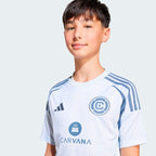 Chicago Fire adidas Youth 2025 The Municipal Kit Replica Jersey - Light Blue
