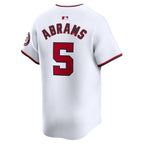 CJ Abrams Washington Nationals Nike Home Limited Player Jersey - White