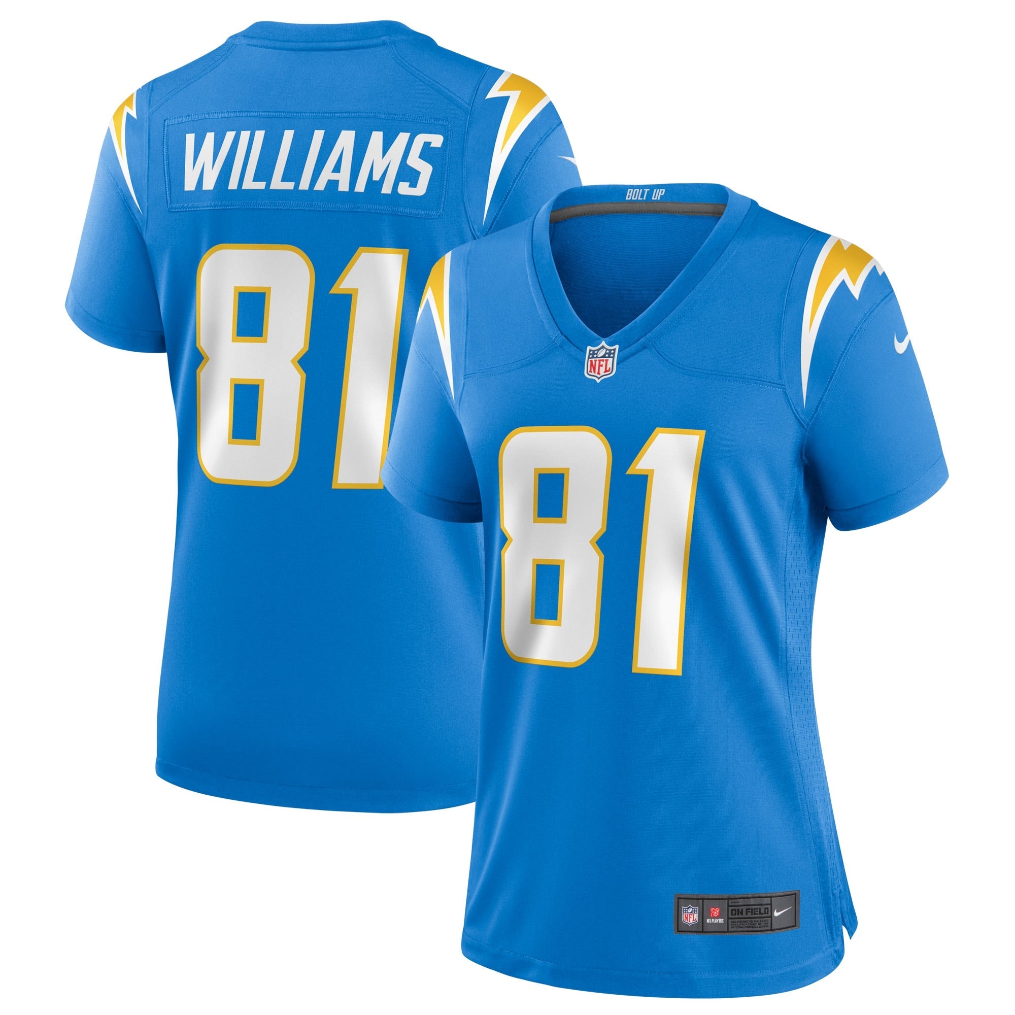 Mike Williams Los Angeles Chargers Nike Women's Alternate Team Game Jersey - Navy/Blue/Royal