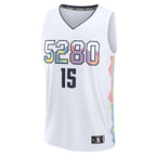 Nikola Jokic Denver Nuggets  Youth 2024/25 Fast Break Player Jersey - City Edition - White