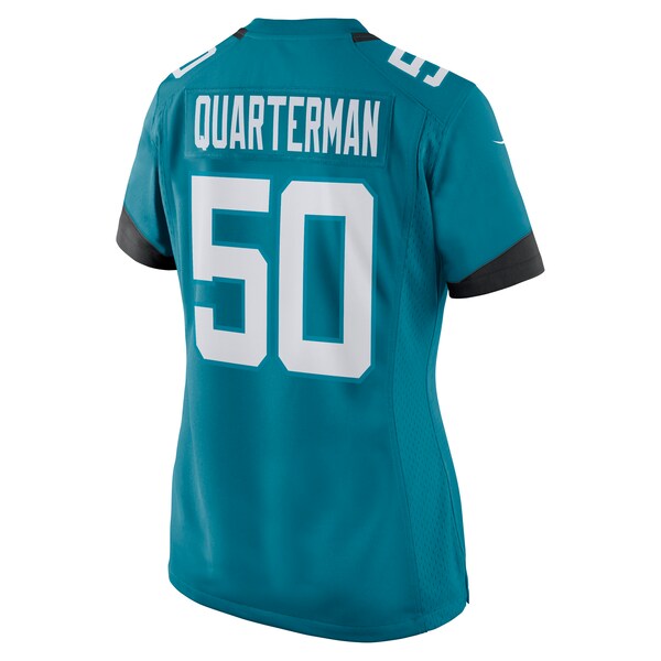Shaquille Quarterman Jacksonville Jaguars Nike Women's Game Jersey - Teal/Black
