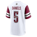Jayden Daniels Washington Commanders Nike 2024 NFL Draft First Round Pick Player Game Jersey - White
