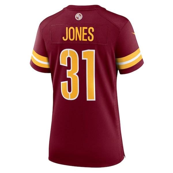 Jonathan Jones Washington Commanders Nike Women's Team Game Jersey -  Burgundy