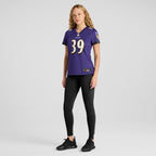 Eddie Jackson Baltimore Ravens Nike Women's  Game Jersey -  Purple