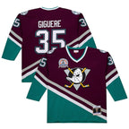 Jean-Sebastien Giguere Anaheim Ducks 2002-03 Power Play Jersey - Purple