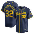 Jacob Misiorowski Milwaukee Brewers Nike Alternate Limited Jersey - Navy