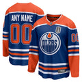 Edmonton Oilers  2025 Stanley Cup Final Home Breakaway Custom Jersey - Royal