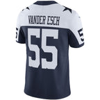 Leighton Vander Esch Dallas Cowboys Nike Alternate Vapor Limited Jersey - Navy/White