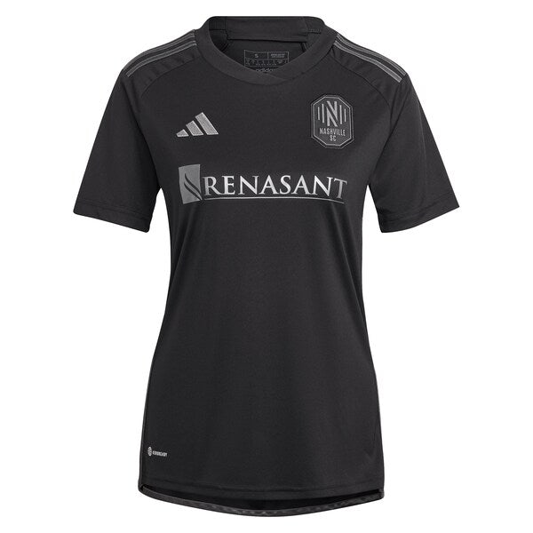 Anibal Godoy Nashville SC adidas Women's 2024 Man In Black Kit Replica Player Jersey - Black