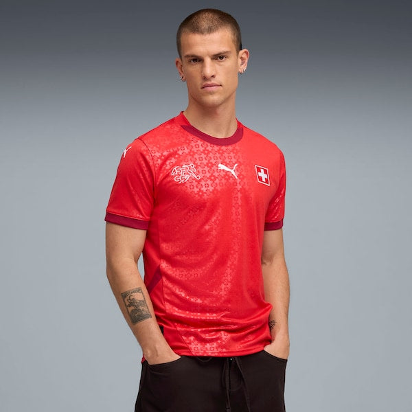 Switzerland National Team Puma 2025 Replica Jersey - Red