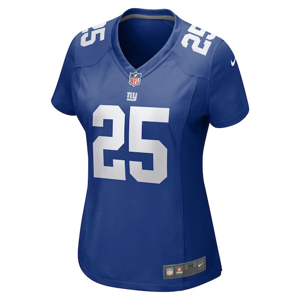 Deonte Banks New York Giants Nike Women's Team Game Jersey -  Royal