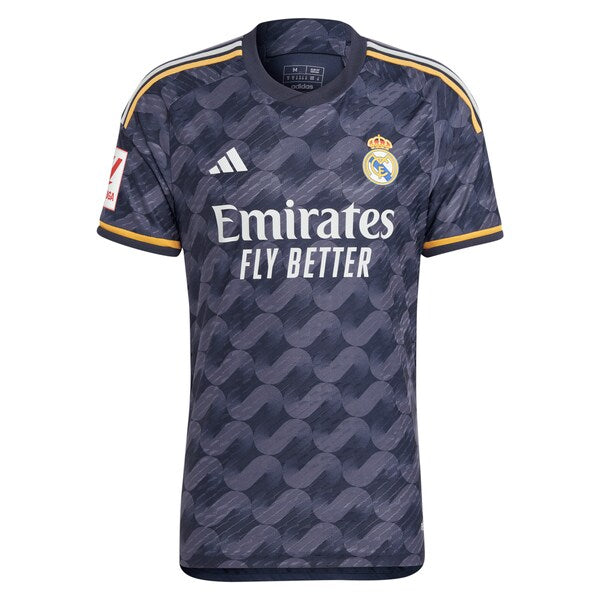 Los Merengues adidas 2023/24 Away Authentic Custom Jersey - Navy