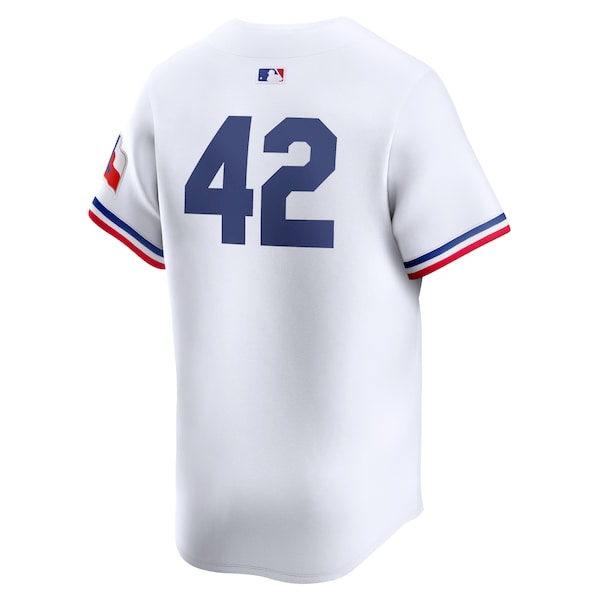 Texas Rangers Nike 2024 Jackie Robinson Day Home Limited Jersey – White