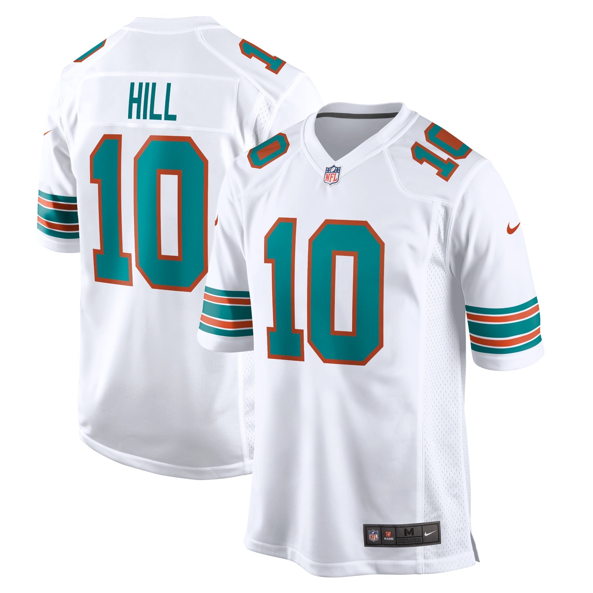 Tyreek Hill Miami Dolphins Nike Alternate Game Jersey - Aqua/White