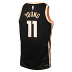 Trae Young Atlanta Hawks Nike Youth 2025/26 City Edition Swingman Jersey - Black