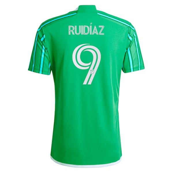 Raul Ruidiaz Seattle Sounders FC adidas 2024 The Anniversary Kit Replica Player Jersey – Green