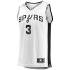 Keldon Johnson San Antonio Spurs  Fast Break Association Jersey - White