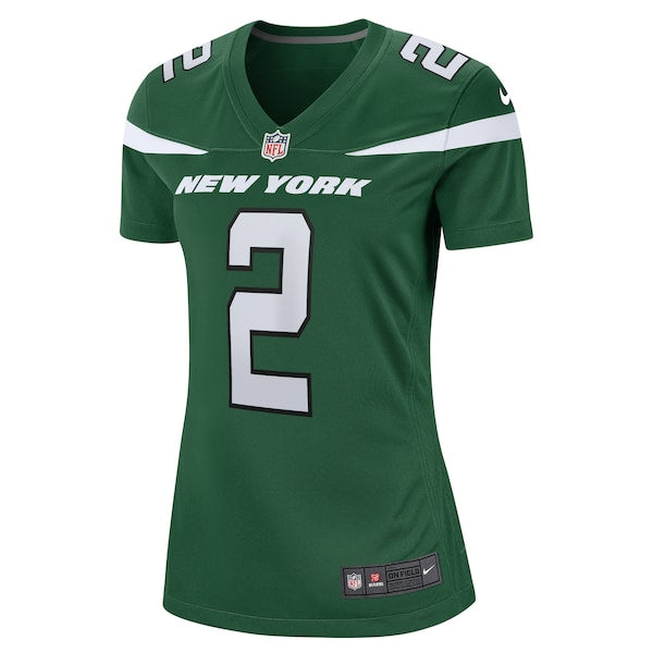Zach Wilson New York Jets Nike Women's Player Jersey - Green/Black/White