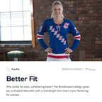 Jimmy Vesey New York Rangers  Women's Breakaway Player Jersey - Blue