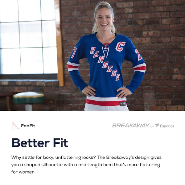 Jimmy Vesey New York Rangers  Women's Breakaway Player Jersey - Blue