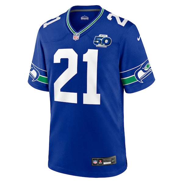Devon Witherspoon Seattle Seahawks Nike Alternate 50th Season Game Jersey - Royal/College Navy
