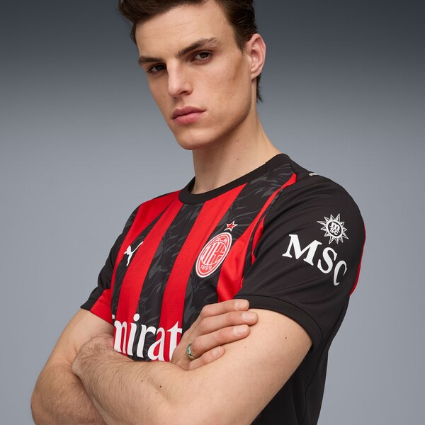 AC Milan Puma 2025/26 Home Replica Jersey - Red/White