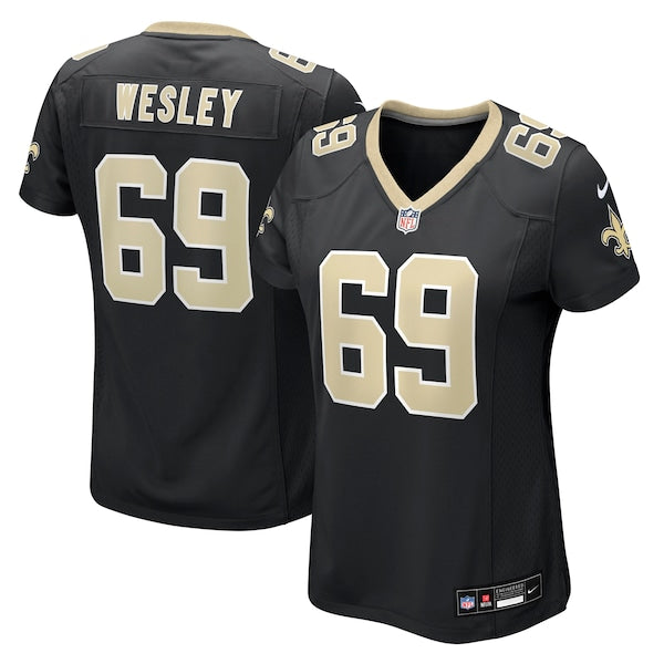 Barry Wesley New Orleans Saints Nike Women's Team Game Jersey -  Black