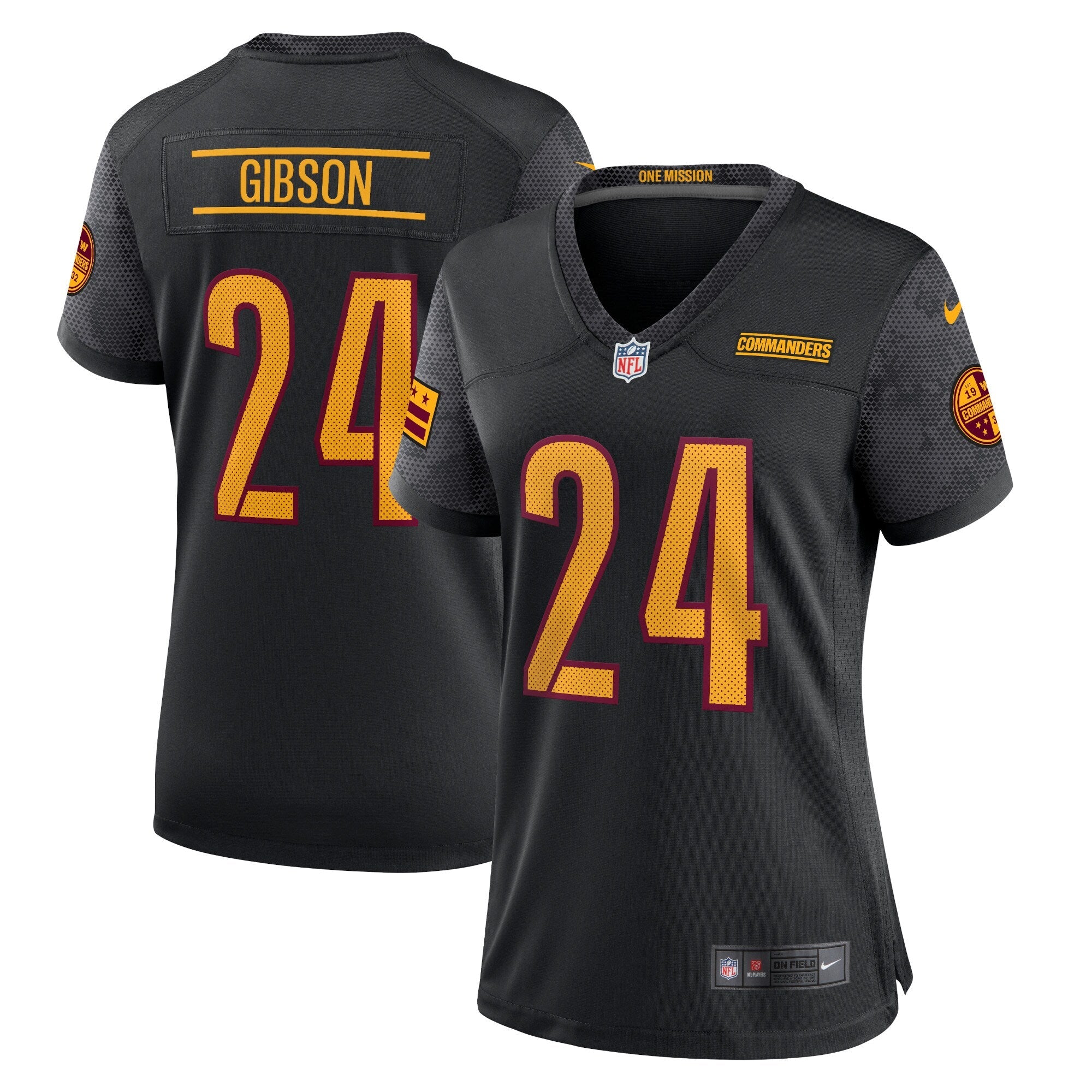 Antonio Gibson Washington Commanders Nike Women's Game Jersey - Burgundy/Black/White
