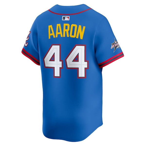 Hank Aaron National League Nike 2025 All-Star Game Home Run Derby Jersey - Blue