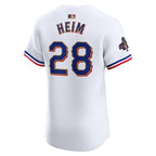 Jonah Heim Texas Rangers Nike 2024 Gold Collection Elite Player Jersey – White