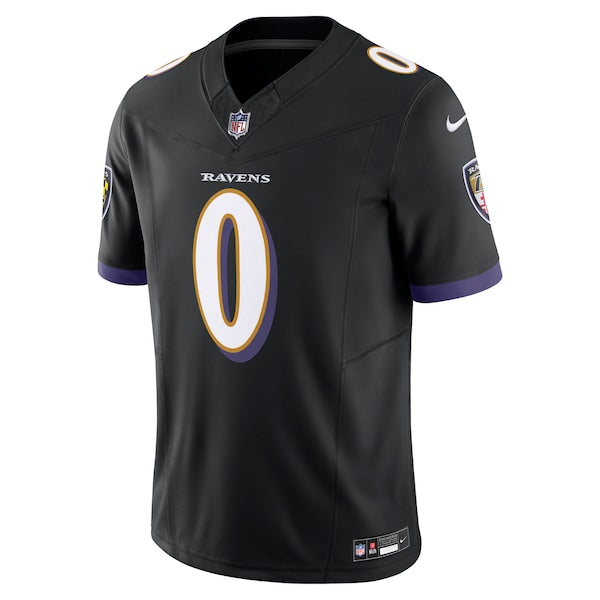Roquan Smith Baltimore Ravens Nike Alternate Vapor F.U.S.E. Limited Jersey - Black/Purple