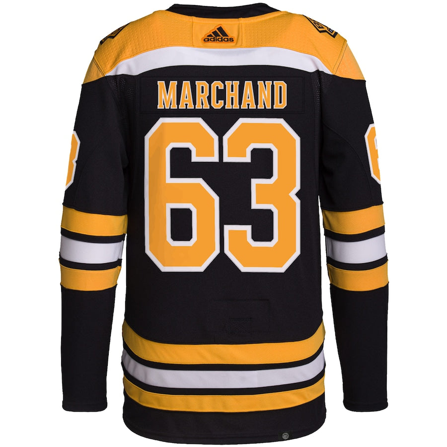 Brad Marchand Boston Bruins adidas Home Primegreen Authentic Pro Player - Jersey - Black