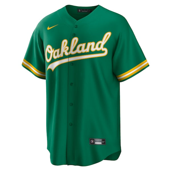 Ryan Noda Oakland Athletics Nike Alternate Replica Jersey - Kelly Green/White