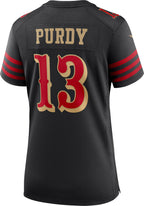Women's Brock Purdy San Francisco 49ers Nike 2025 RIVALRIES Game Jersey - Black