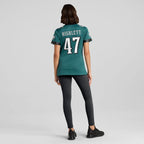 Charley Hughlett Philadelphia Eagles Nike Women's Team Game Jersey - Midnight Green