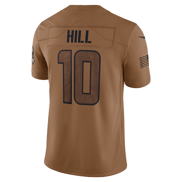 Tyreek Hill Miami Dolphins Nike 2023 Salute To Service Limited Jersey - Brown