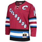 Joe Sakic Colorado Avalanche 2001/02 Blue Line Alternate Player Jersey - Burgundy