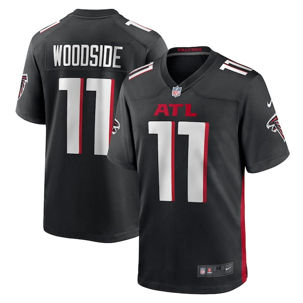 Logan Woodside Atlanta Falcons Nike Team Game Jersey -  Black