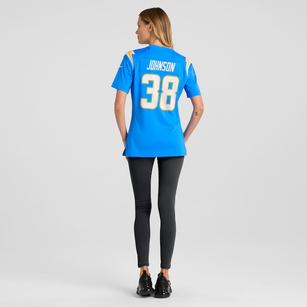 Emany Johnson Los Angeles Chargers Nike Women's Team Game Jersey -  Powder Blue